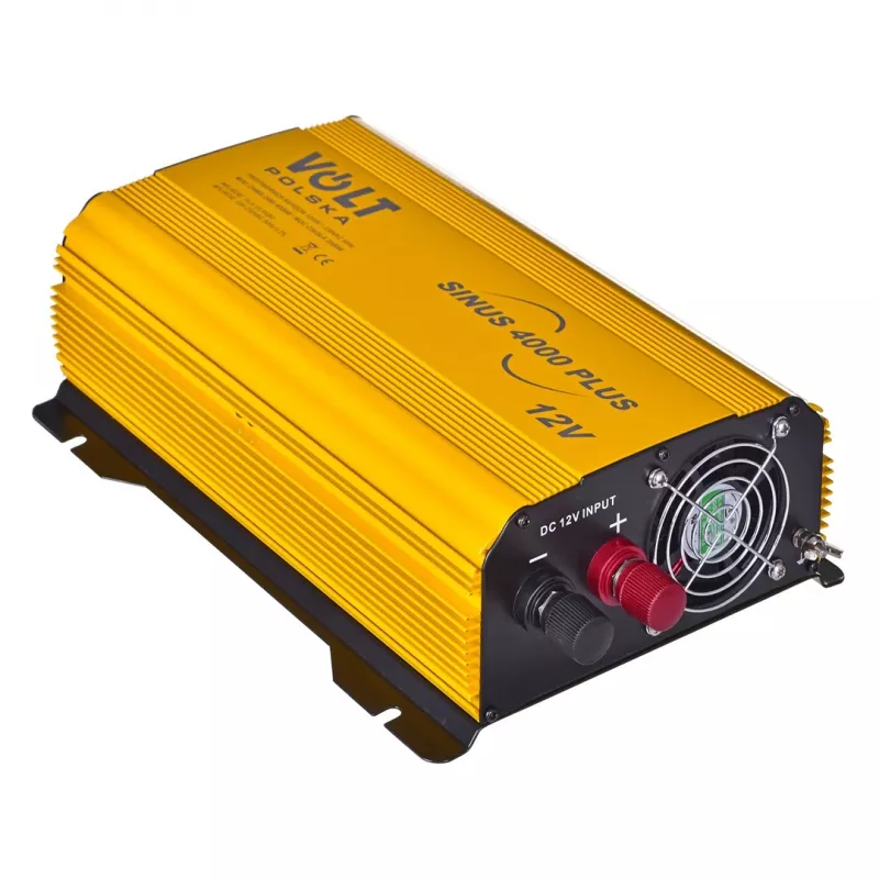 Volt Polska Sinus Plus 4000 12/230 V Zuivere sinus-omvormer, 2000 W continu / 4000 W piek
