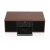 Mini-toren muzieksysteem JVC RD-E761, 2x8 W RMS, Bluetooth 4.2, USB, CD, FM, houten behuizing, zwart