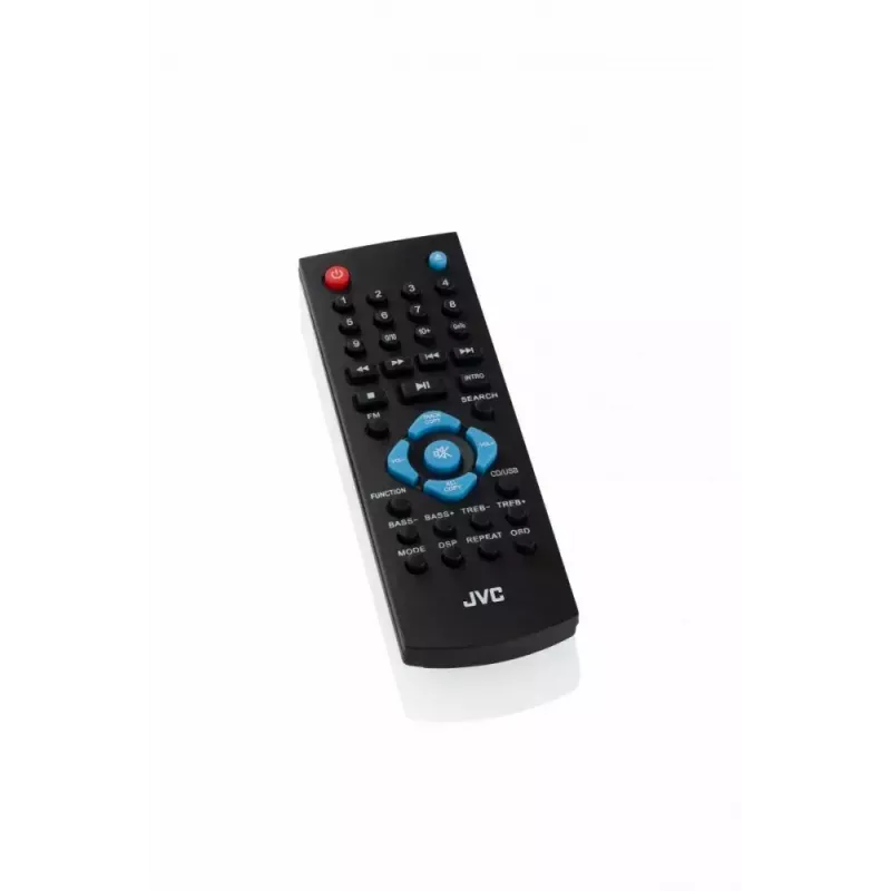 Mini-toren muzieksysteem JVC RD-E761, 2x8 W RMS, Bluetooth 4.2, USB, CD, FM, houten behuizing, zwart