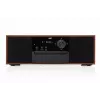 Mini-toren muzieksysteem JVC RD-E761, 2x8 W RMS, Bluetooth 4.2, USB, CD, FM, houten behuizing, zwart