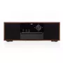 Mini-toren muzieksysteem JVC RD-E761, 2x8 W RMS, Bluetooth 4.2, USB, CD, FM, houten behuizing, zwart