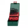 Metabo 627152000 HSS-metaalspiraalborenset, 25 stuks, DIN 338