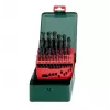 Metabo 627152000 HSS-metaalspiraalborenset, 25 stuks, DIN 338