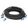 Digitus voorgeassembleerde glasvezel universele breakout-kabel singlemode OS2 12 vezels LC/UPC 100m