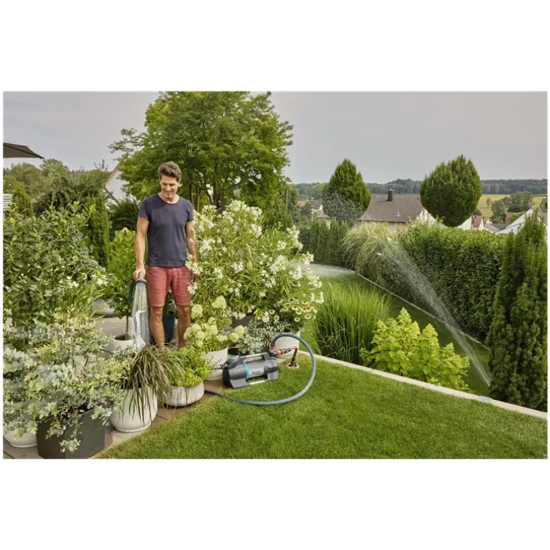 Tuinpomp 6300 SilentComfort donkergrijs roestvrijstaal 1050 watt Bluetooth model 2023
