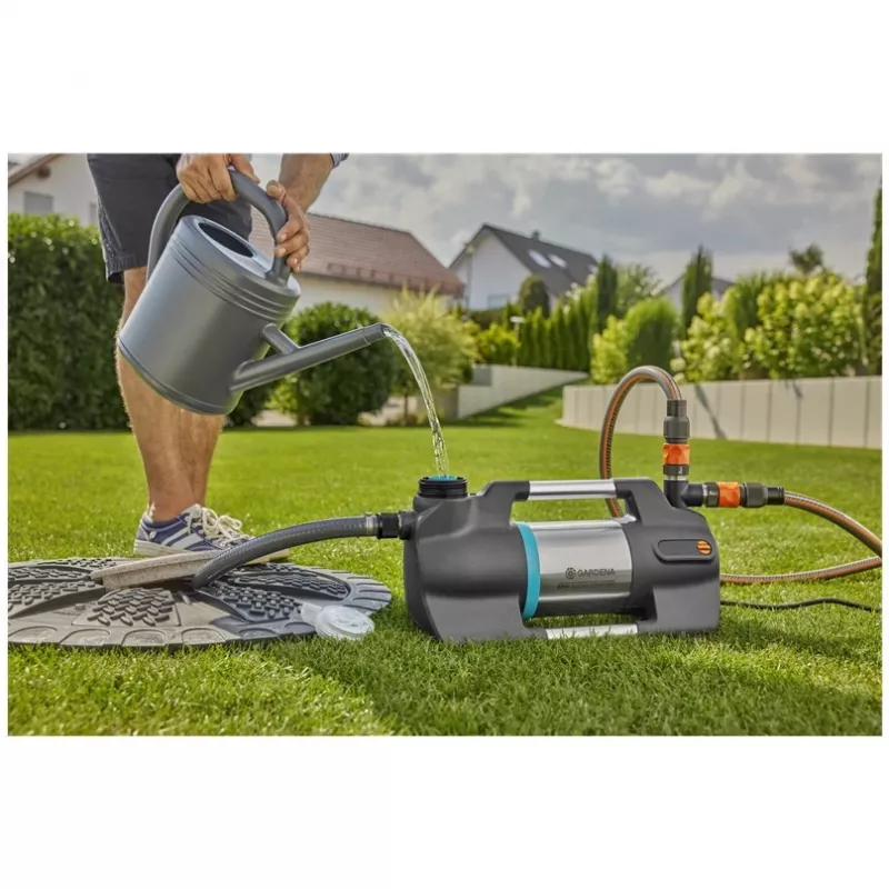 Tuinpomp 6300 SilentComfort donkergrijs roestvrijstaal 1050 watt Bluetooth model 2023