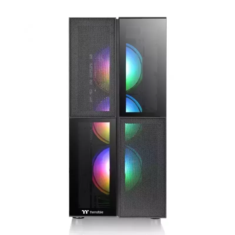 PC-behuizing Thermaltake Versa T26 TG ARGB midi tower zwart