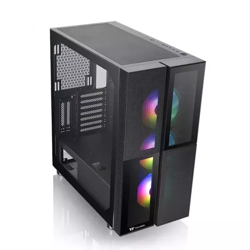 PC-behuizing Thermaltake Versa T26 TG ARGB midi tower zwart