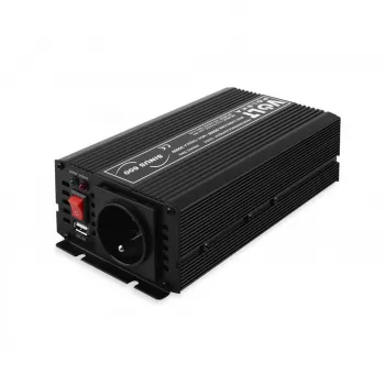 Spanningsomvormer Volt SINUS-600 12V naar 230V 300W continu vermogen 600W piekvermogen
