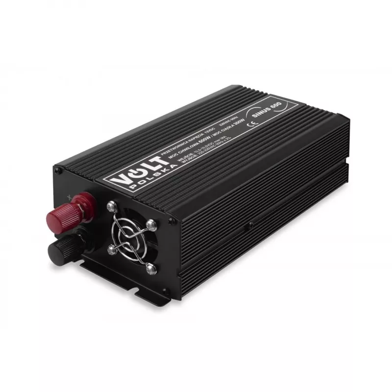 Spanningsomvormer Volt SINUS-600 12V naar 230V 300W continu vermogen 600W piekvermogen