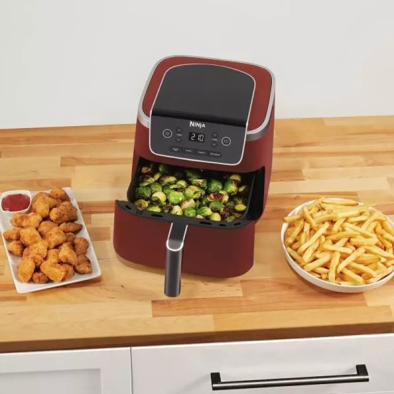 Ninja AF140EUCM friteuse single 4,7 L staande heteluchtfriteuse kaneelkleur