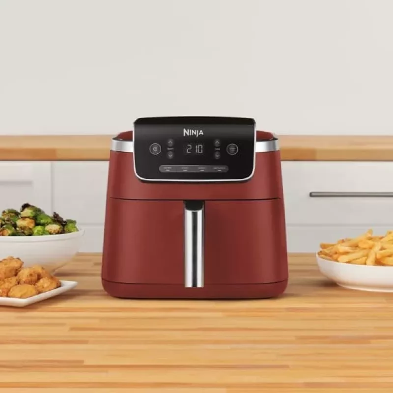 Ninja AF140EUCM friteuse single 4,7 L staande heteluchtfriteuse kaneelkleur