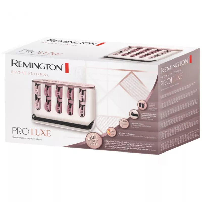 PROluxe H9100, krulspelden crème/roze
