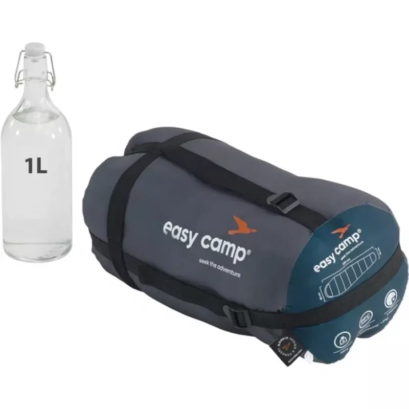 Slaapzak easy camp Falcon II Mummy -1°C, donkerblauw, model 240216