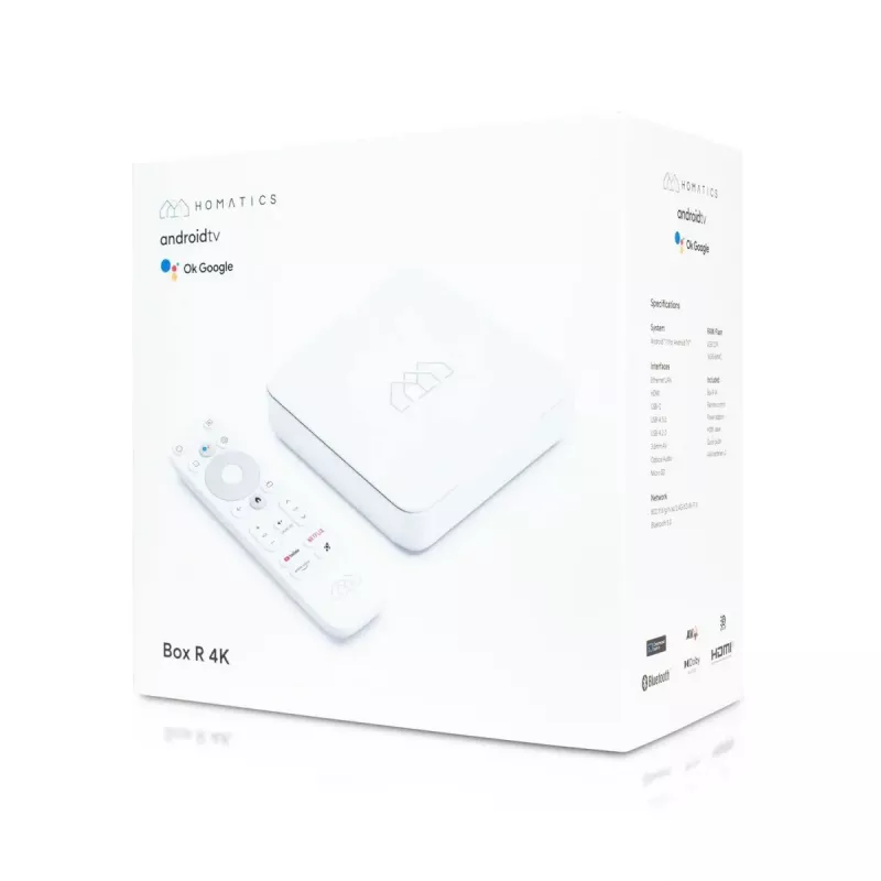Media-streaming-Android-TV-box AB-COM Homatics Box R 4K HDR