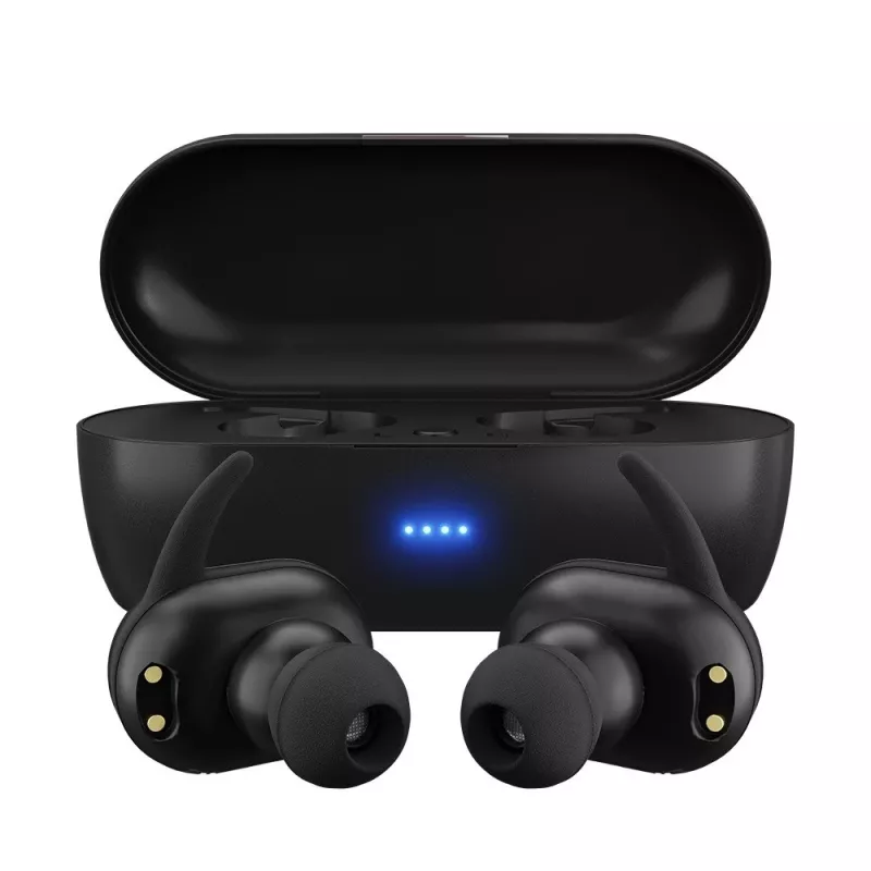 MAXELL MINI DUO draadloze in-ear-koptelefoon met oplaadcase zwart
