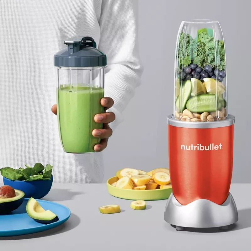 NutriBullet NB907R 0,9 L kookmixer 900 W rood, zilver