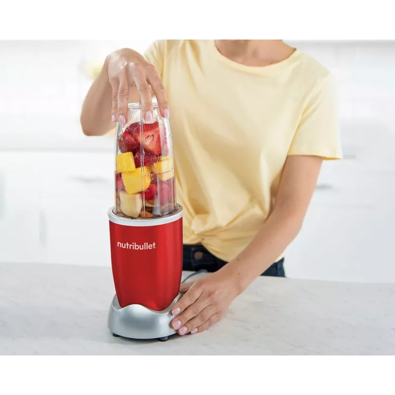 NutriBullet NB907R 0,9 L kookmixer 900 W rood, zilver