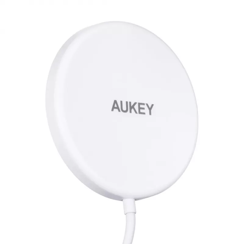 AUEKY Aircore Magnetic LC-A1 Draadloze magnetische oplader QI USB-C 15W wit