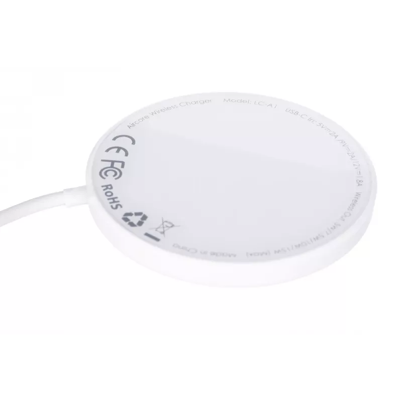 AUEKY Aircore Magnetic LC-A1 Draadloze magnetische oplader QI USB-C 15W wit