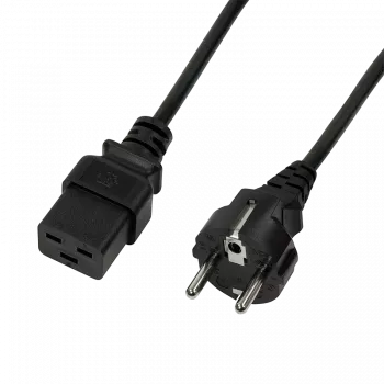 LogiLink CP152 stroomkabel zwart 1,8 m CEE7/7 IEC C19 (CP152)