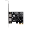 EXSYS 2-poorts USB 3.2 Gen 1 PCIe-kaart 3A Renesas