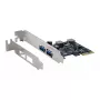 EXSYS 2-poorts USB 3.2 Gen 1 PCIe-kaart 3A Renesas