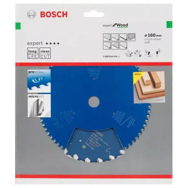 Cirkelzaagblad Bosch 2608644016 16 cm 1 stuk