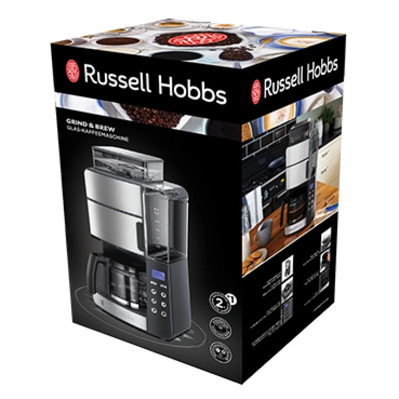 Russell Hobbs koffiemachine Grind & Brew zilver 25610-56 2561056 (25610-56)