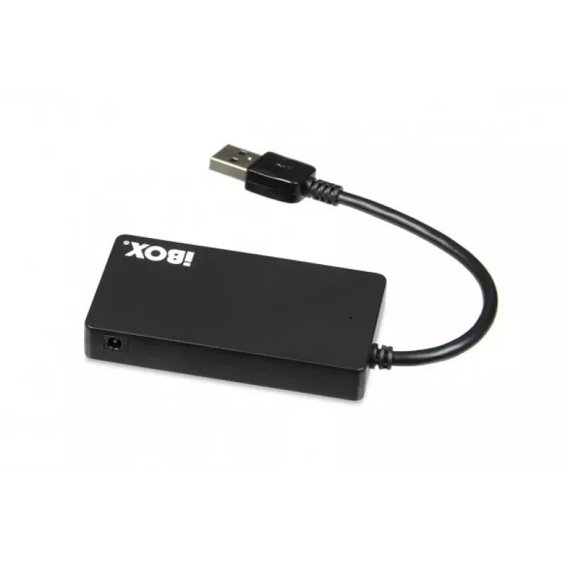 iBox IUH3F56 Interface-hub USB 3.2 Gen 1 (3.1 Gen 1) Type-A 5000 Mbit/s Zwart