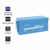 Qoltec 53707 Voertuigaccu Lithium-ijzerfosfaat 200 Ah 12,8 V