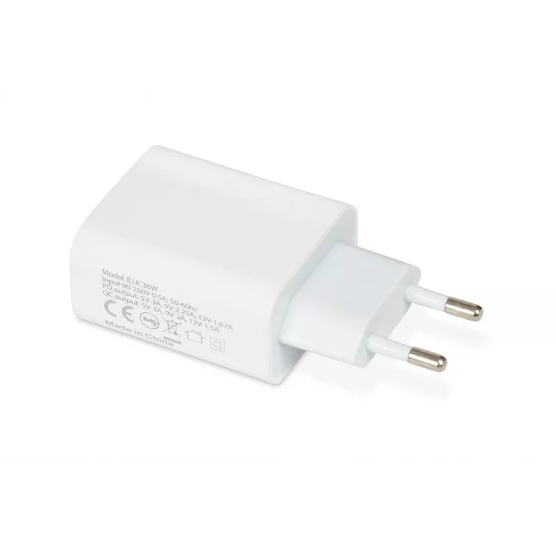 Indoor-oplader iBox C-36 Universeel Wit USB-snelladen
