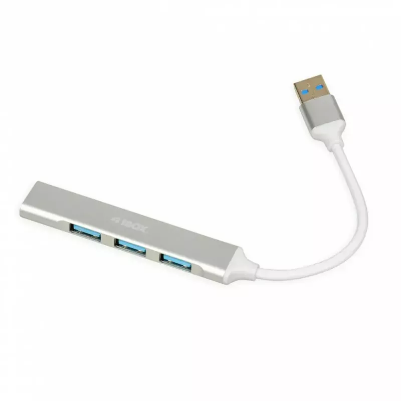USB-hub IBOX IUH3FAS — 1× USB 3.0, 3× USB 2.0