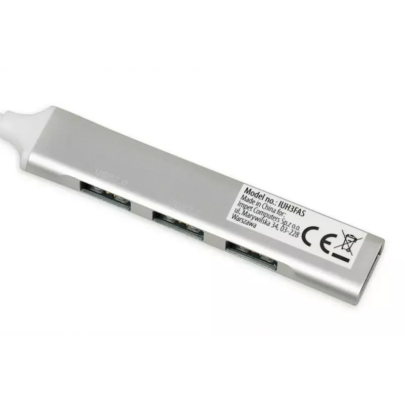 USB-hub IBOX IUH3FAS — 1× USB 3.0, 3× USB 2.0