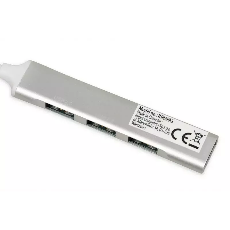 USB-hub IBOX IUH3FAS — 1× USB 3.0, 3× USB 2.0