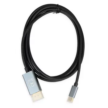 Videokabel-adapter IBOX ITVCDP4K USB Type-C naar DisplayPort 1,8 m zwart
