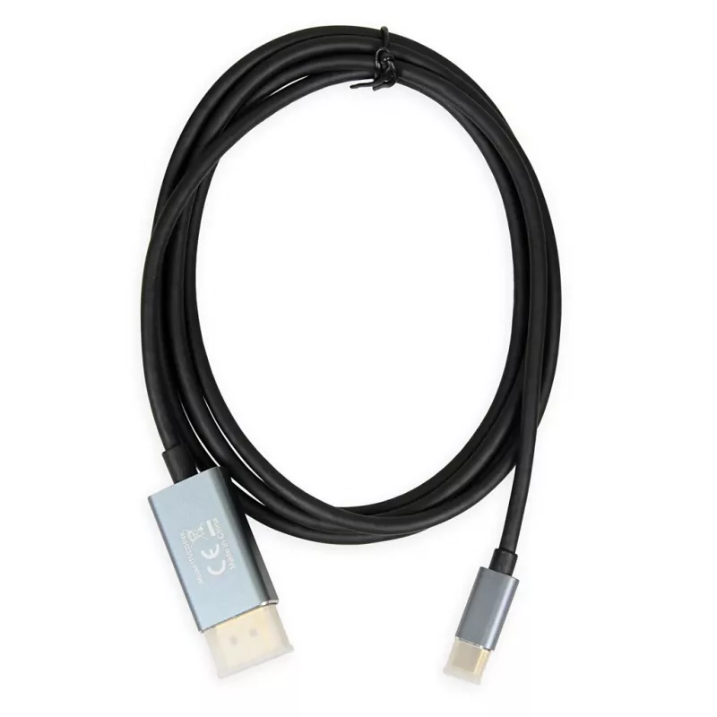 Videokabel-adapter IBOX ITVCDP4K USB Type-C naar DisplayPort 1,8 m zwart