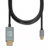 Videokabel-adapter IBOX ITVCDP4K USB Type-C naar DisplayPort 1,8 m zwart
