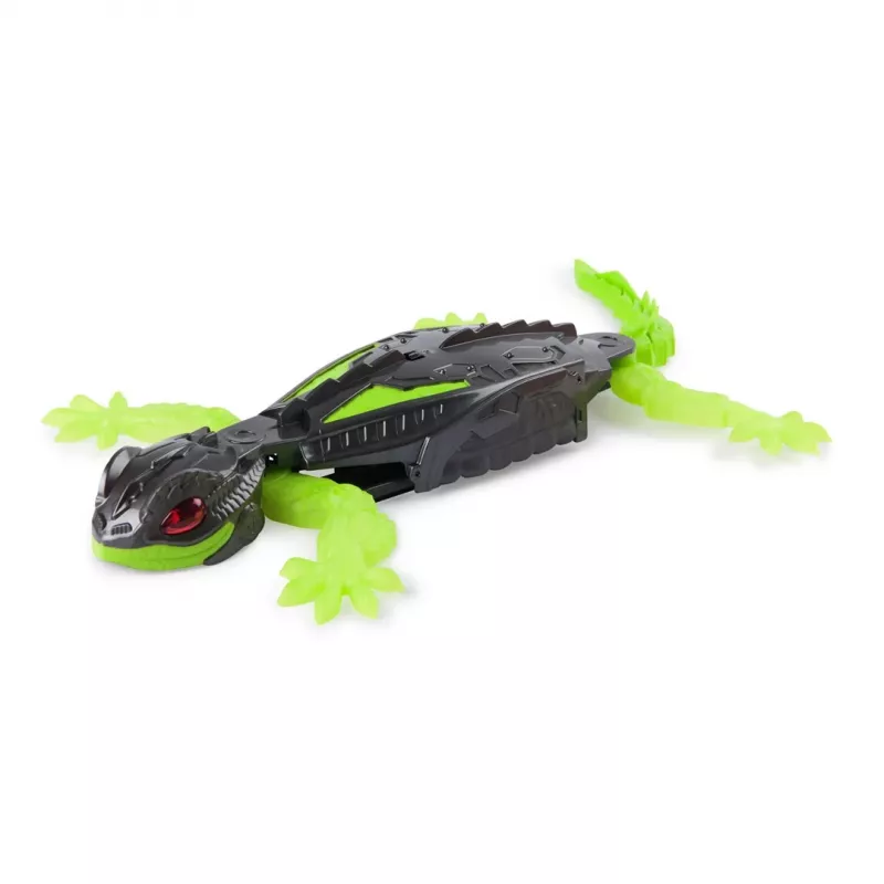 HEX BOTS | Interactieve speelgoed wandkruipende gekko RC-robot | Groen/Grijs