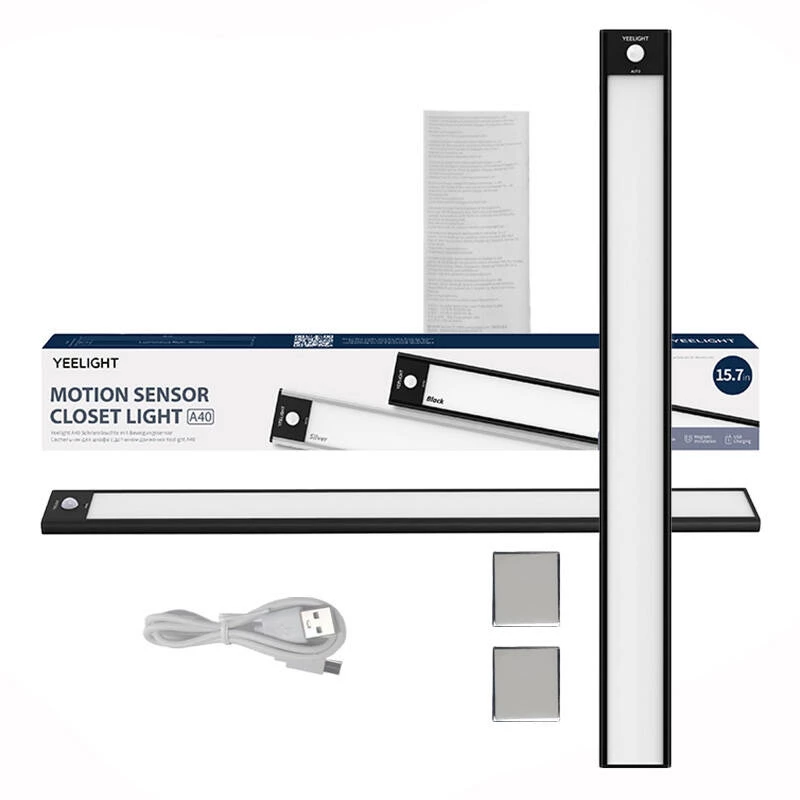 Yeelight Closet Light YLBGD-0045 bewegingssensor kastverlichting 40 cm zwart 4000 K