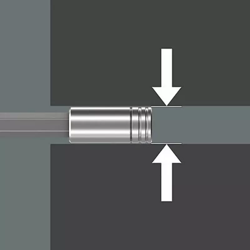 Wera Kraftform compact 27 XL SHK 1 Sanitair-bit-schroevendraaier 1/4 300 mm (05136075001)