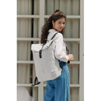 Laptoprugzak XDDESIGN Urban Flap-Top P706.2613 — wit, flap-top-ontwerp, antidiefstalfuncties