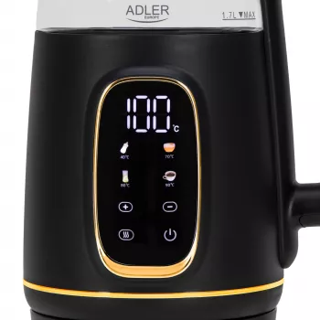ADLER AD 1305 waterkoker zwart-goud
