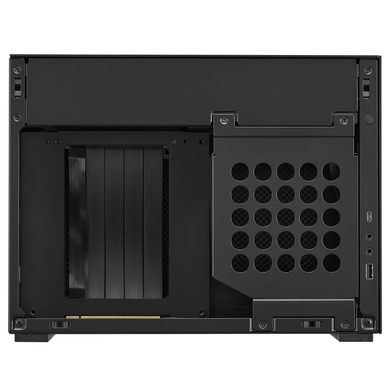 Lian Li A4-H2O X4 Mini-ITX-behuizing, PCIe 4.0 riser-kabel – zwart (A4-H2O X4) | ITwork