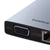 Hub 13in1 Baseus PortalJoy USB-C naar HDMI+DP+VGA+C+USB+PD+RJ45+SD/TF+3,5mm (grijs)