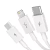 USB-kabel Baseus Superior USB 2.0 1,5 m USB A USB C/Micro USB A/Lightning wit