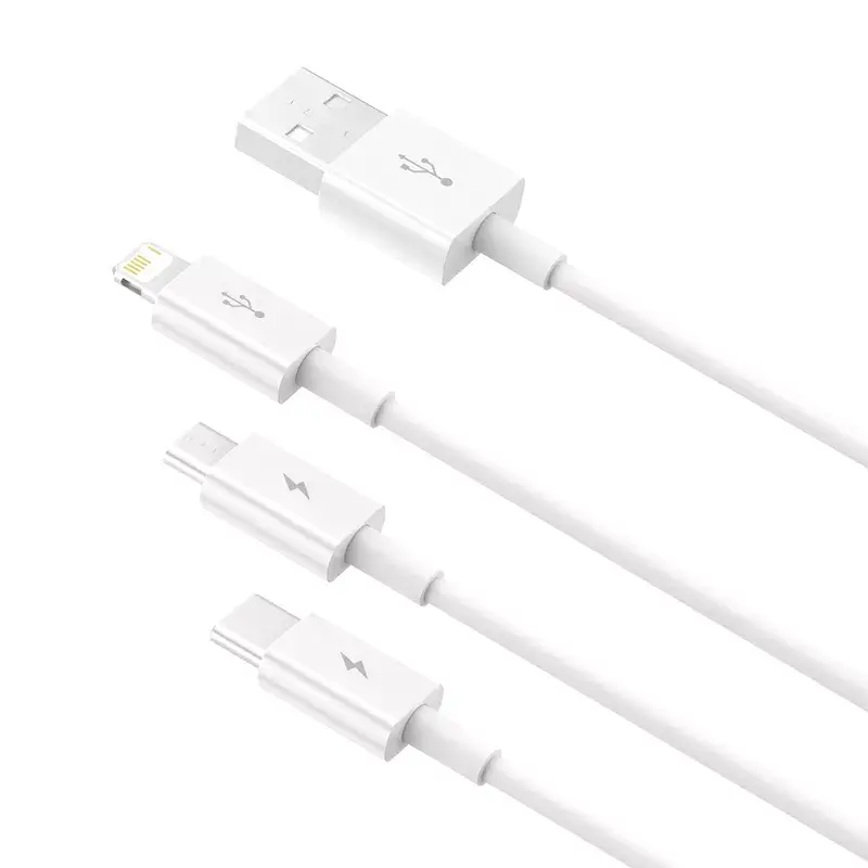USB-kabel Baseus Superior USB 2.0 1,5 m USB A USB C/Micro USB A/Lightning wit
