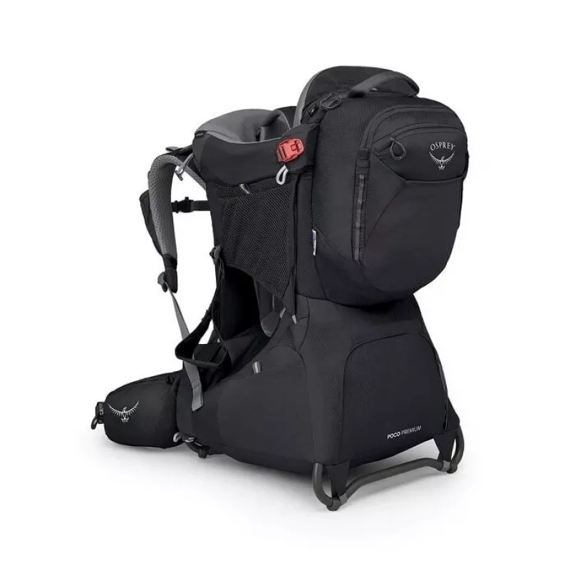 Kinderdrager Osprey Poco Premium Tourist Carrier — Osprey, model 10005972/550/O/S, zwart, licht comfortabel design