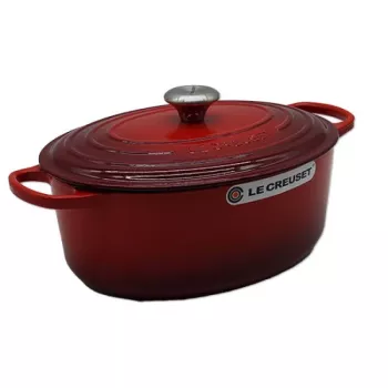 Le Creuset Signature braadpan ovaal 31cm cherry red (21178310602430)
