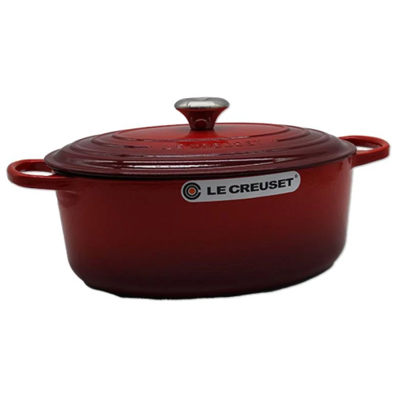 Le Creuset Signature braadpan ovaal 31cm cherry red (21178310602430)